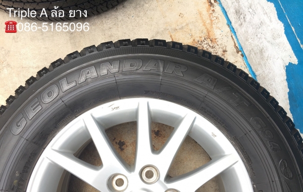 ล้อแม็ก Mitsu Pajero ก้ามปู ขอบ 17 พร้อมยาง 265-65-17 Yokohama ปี 15