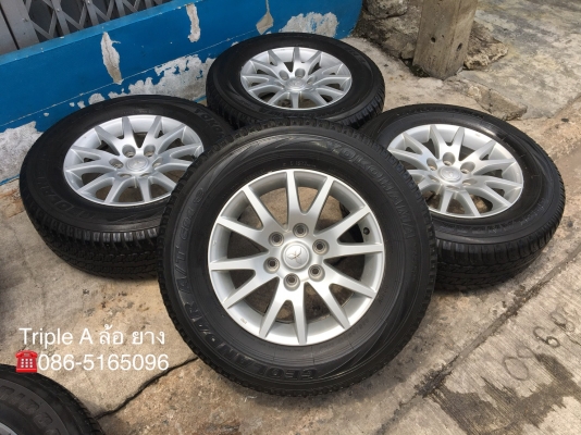 ล้อแม็ก Mitsu Pajero ก้ามปู ขอบ 17 พร้อมยาง 265-65-17 Yokohama ปี 15