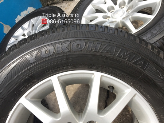 ล้อแม็ก Mitsu Pajero ก้ามปู ขอบ 17 พร้อมยาง 265-65-17 Yokohama ปี 15