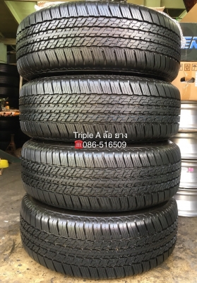 แม็กป้ายแดง Mitsu All New Pajero Sport ตัวท๊อป ขอบ 18 พร้อมยางป้ายแดง 265-60-18 Bridgestone ตุ่มอลัง มีเส้นสี