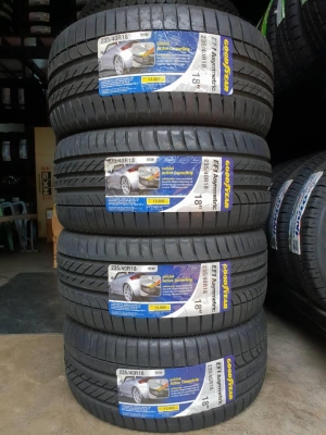 ขายยางใหม่ GOODYEAR EF1 Asymmetric 235-40-18 ปี16 ชุดละ 9,800 บาท