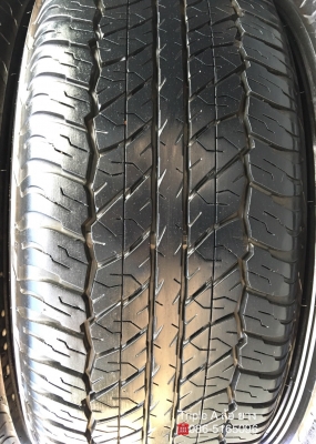 ล้อแม็ก Mitsu Pajero ขอบ 18 พร้อมยาง Dunlop 265-60-18 ปลายปี 15 แม็กสวย ดอกเต็มๆ