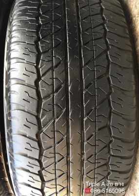 ล้อแม็ก Mitsu Pajero ขอบ 18 พร้อมยาง Dunlop 265-60-18 ปลายปี 15 แม็กสวย ดอกเต็มๆ