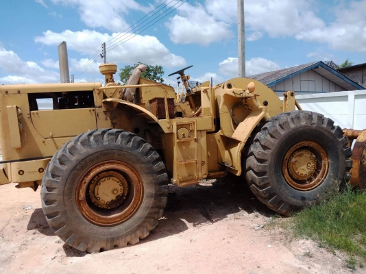 Caterpillar 950B รถตักเอวอ่อนพร้อมใช้ มีสองอย่าง บุ้งกี๋+งาตักไม้ ระบบเบรค เครื่อง 73J เทอร์โบ