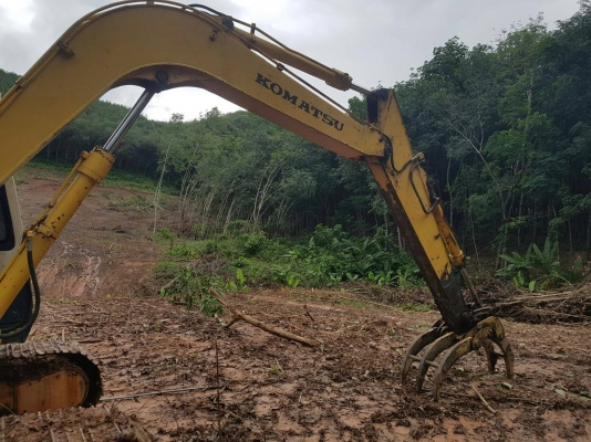 ขายรถแบคโฮ KOMATSU PC 60-6 เอกสารอินวอย ระบบไฟเต็ม ราคา 480,000 แอร์เย็นฉ่ำ หัวคีปพร้อมบุ้งกี๋ รถชุม