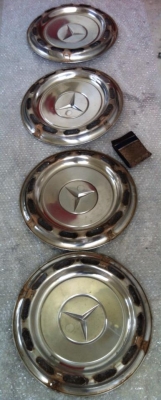 เพิ่มความคลาสสิค ฝาตบกระทะล้อ เบนซ์ 14 สแตนเลนแท้ครบชุด 4 อัน เพิ่มความคลาสสิค ฝาตบกระทะล้อ เบนซ์ 14 สแตนเลนแท้ครบชุด 4 อัน