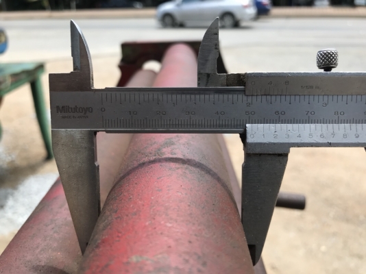 #แท่นม้วนมือหมุน 75 cm ลูกกลิ้ง 2&rdquo; งานนอกพร้อมใช้