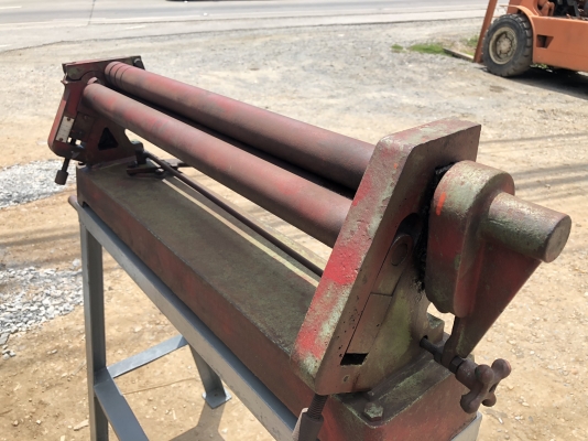 #แท่นม้วนมือหมุน 75 cm ลูกกลิ้ง 2&rdquo; งานนอกพร้อมใช้