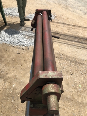 #แท่นม้วนมือหมุน 75 cm ลูกกลิ้ง 2&rdquo; งานนอกพร้อมใช้