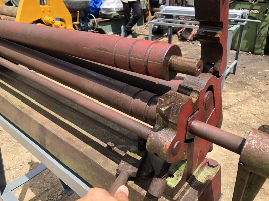 #แท่นม้วนมือหมุน 75 cm ลูกกลิ้ง 2&rdquo; งานนอกพร้อมใช้