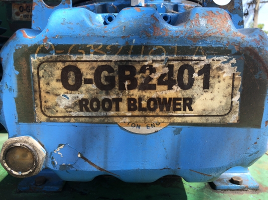 #รูทโบวเวอร์อัดอากาศยุโรป ROOT BLOWER ENGLAND 50 HP ท่อ 8&rdquo;- 8&rdquo;