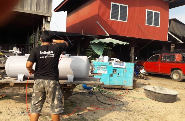 ยิงทราย พ่นทราย ลอกสีเก่า พ่นสนิม ทั้งใน และ นอกสถานที่