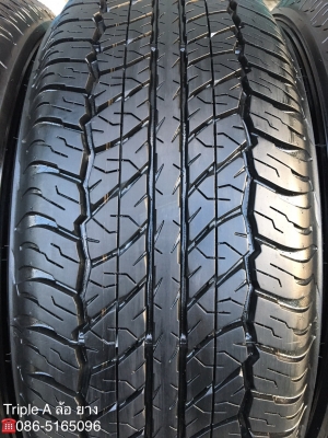 ล้อแม็กป้ายแดง Mitsu Pajero ขอบ 18 พร้อมยางป้ายแดง 265-60-18 Dunlop มีตุ่ม เส้นสียังอยู่