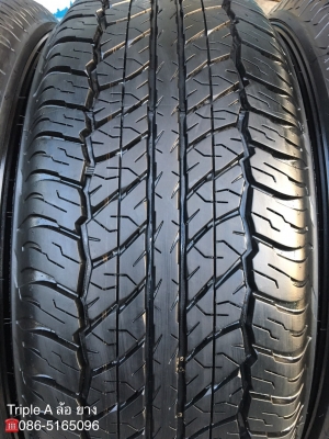 ล้อแม็กป้ายแดง Mitsu Pajero ขอบ 18 พร้อมยางป้ายแดง 265-60-18 Dunlop มีตุ่ม เส้นสียังอยู่