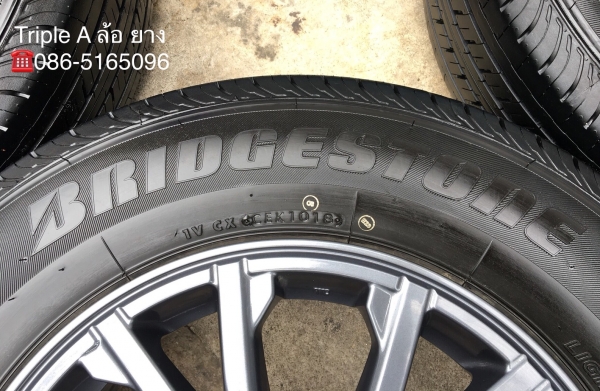 ล้อแม็กป้ายแดง ISUZU X-Series 2018 ขอบ 16 พร้อมยางป้ายแดง 215-70-16 Bridgestone ดอกเต็ม มีตุ่มทุกเส้น