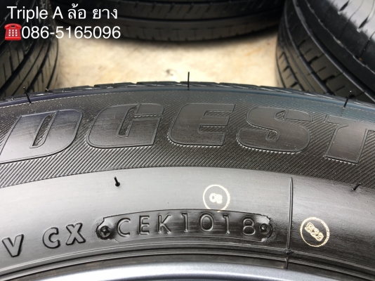 ล้อแม็กป้ายแดง ISUZU X-Series 2018 ขอบ 16 พร้อมยางป้ายแดง 215-70-16 Bridgestone ดอกเต็ม มีตุ่มทุกเส้น
