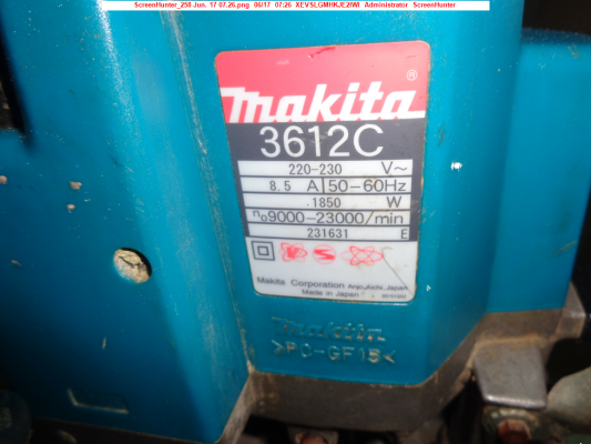 เครื่องเซาะร่อง Router 1 2 นิ้ว Makita 3612c 1850w