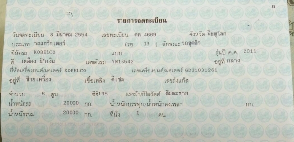 ขาย แบคโฮ KOBELCO SK200 Mark 3 เอกสารเล่มทะเบียนครบ เครื่องดี ปั้มดี เอวแน่น ช่วงล่างเต็ม ขาย แบคโฮ KOBELCO SK200 Mark 3 เอกสารเล่มทะเบียนครบ เครื่องดี ปั้มดี เอวแน่น ช่วงล่างเต็ม