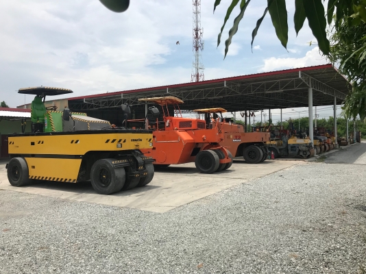 ขายรถบดล้อยาง9ล้อKAWASAKIรุ่นKR20D นำเข้าญี่ปุ่น ไม่เคยใช้งานในไทยมีเอกสารพร้อม เครื่องอีซูซุ6BD1 มีให้เลือกหลายคัน ขายถูกๆ Line  :  @J555