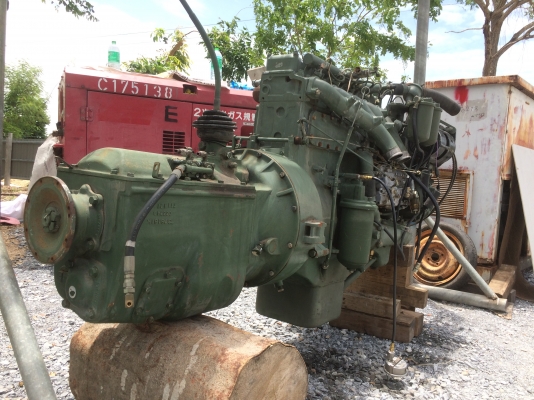 ขายเครื่องยนต์แดวู DAEWOO 6 สูบ พร้อมเกียร์ 236 HP.(แรงม้า)มือ 2 เก่านอกแท้