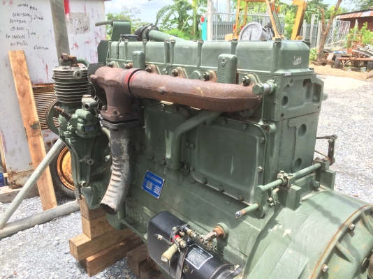 ขายเครื่องยนต์แดวู DAEWOO 6 สูบ พร้อมเกียร์ 236 HP.(แรงม้า)มือ 2 เก่านอกแท้