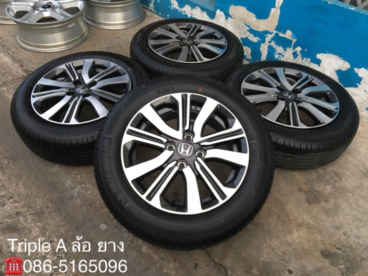 ล้อแม็กป้ายแดง Honda City 2018 ขอบ 15 พร้อมยางป้ายแดง Michelin 175-65-15 ปี 18 สภาพใหม่ๆ