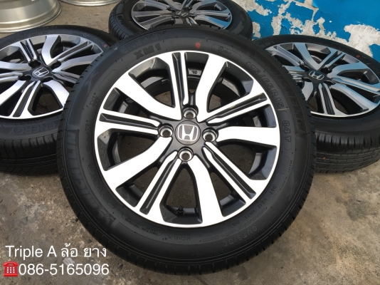 ล้อแม็กป้ายแดง Honda City 2018 ขอบ 15 พร้อมยางป้ายแดง Michelin 175-65-15 ปี 18 สภาพใหม่ๆ