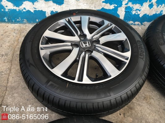 ล้อแม็กป้ายแดง Honda City 2018 ขอบ 15 พร้อมยางป้ายแดง Michelin 175-65-15 ปี 18 สภาพใหม่ๆ