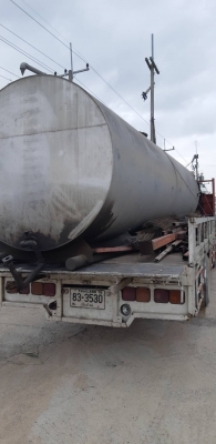 ถังน้ำมันดีเซล16,000ลิตร พร้อมหัวจ่าย ราคา65,000บาทใช้งานได้