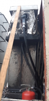 ถังน้ำมันดีเซล16,000ลิตร พร้อมหัวจ่าย ราคา65,000บาทใช้งานได้