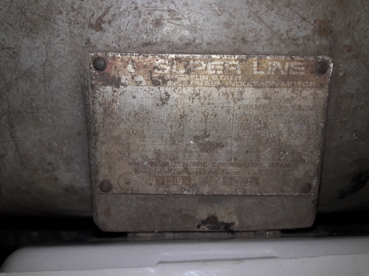 ขาย !! มอเตอร์.มิตซู.ขนาด5แรง220v.พร้อมใช้งาน