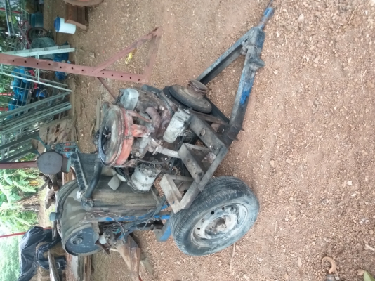 ขายเครื่องสูบน้ำสภาพสวย พร้อมเทเลอร์บากจูง