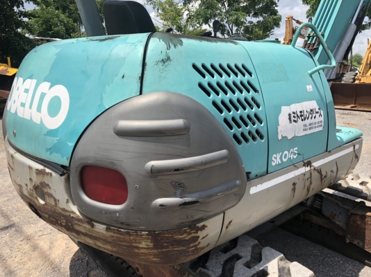 ขายแม็คโคร KOBELCO SK045 พร้อมใช้งาน นำเข้าจากต่างประเทศ ติดต่อ 063-9316985 ID LINE : 0639316985 ครับ