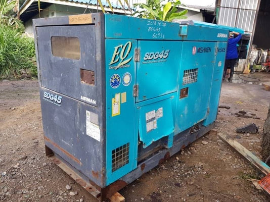 SDG45S EQ- เครื่องกำเนิดไฟฟ้า Airman ขนาด 37/45kva. มือสอง นำเข้าจากญี่ปุ่น by OEK 098-5625920