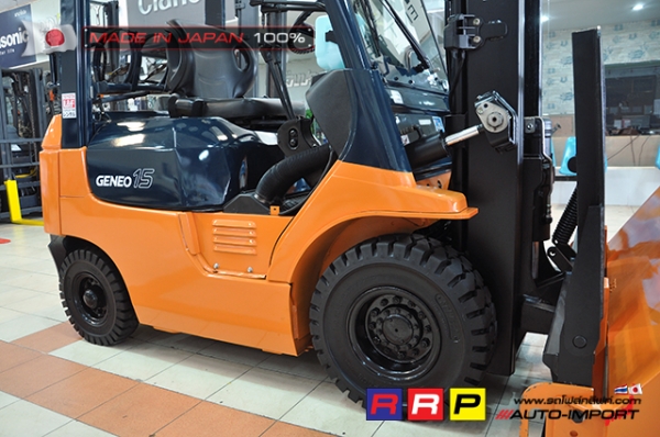 ขายรถโฟล์คลิฟท์มือสอง TOYOTA รุ่น 7FG15-19855 นำเข้าจากประเทศญี่ปุ่น 100\% ไม่เคยใช้งานในไทย ขายรถโฟล์คลิฟท์มือสอง TOYOTA รุ่น 7FG15-19855 นำเข้าจากประเทศญี่ปุ่น 100\% ไม่เคยใช้งานในไทย