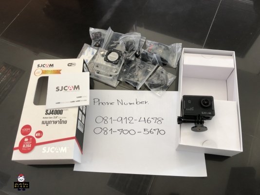 กล้อง SJCAM SJ4000 WiFi Action Camera Full HD 1080P อุปกรณ์ครบกล่อง ใช้งานครั้งเดียว