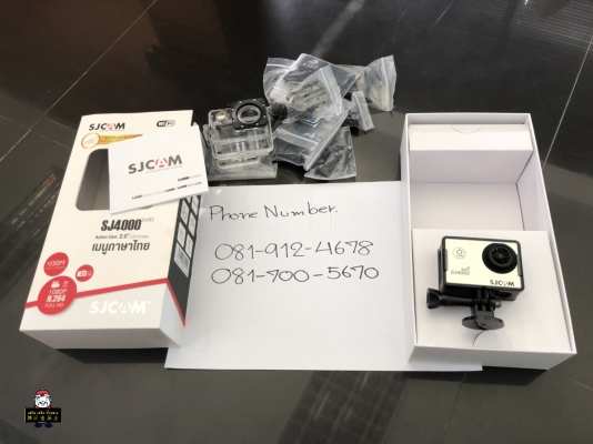 กล้อง SJCAM SJ4000 WiFi Action Camera Full HD 1080P อุปกรณ์ครบกล่อง ใช้งานครั้งเดียว