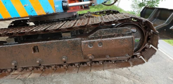 ขายด่วนรถแบคโฮฮิตาชีH45เทียบเท่าPC50เครื่อง4สูบปั่มแรงรถนอกเพิ่งนำเข้ามาใหม่ยังไม่เคยใช้งานในเมืองไทยเลย