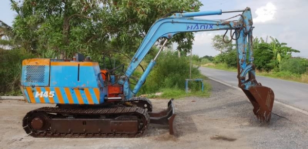 ขายด่วนรถแบคโฮฮิตาชีH45เทียบเท่าPC50เครื่อง4สูบปั่มแรงรถนอกเพิ่งนำเข้ามาใหม่ยังไม่เคยใช้งานในเมืองไทยเลย