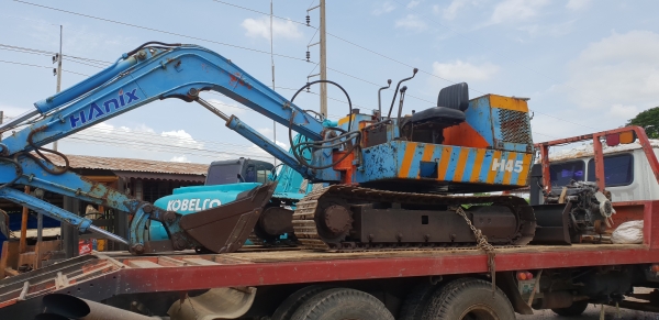 ขายด่วนรถแบคโฮฮิตาชีH45เทียบเท่าPC50เครื่อง4สูบปั่มแรงรถนอกเพิ่งนำเข้ามาใหม่ยังไม่เคยใช้งานในเมืองไทยเลย