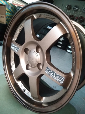 แม็กใหม่ te37 ขอบ 15 ราคา 7500 พร้อมยางไทย 11700 บาท