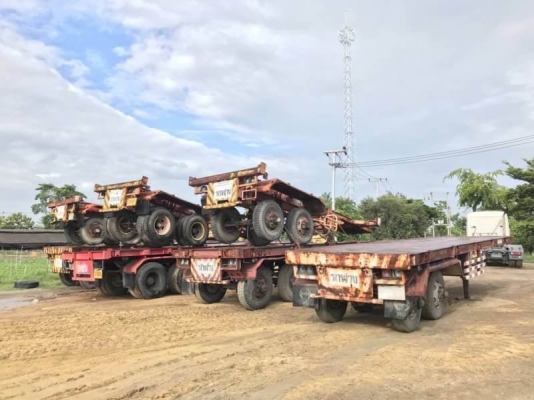 ขายพื้นเรียบและ หางก้างปลา 2 เพลา 7 หาง หางละ 100,000 บาท   4 หาง พื้นเรียบ 2 เพลา ยาว 8.5 เมตร เอกสารเล่มทะเบียน ม.79  3 หางละ 80,000 ก้างปลา 2 เพลา ยาว 7.5 เมตร (ไม่มีเล่มเล่มทะเบียน)  รถอยู่  นครปฐม โทร 0610710295