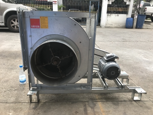 ขายพัดลมโบวเวอร์ดูด-เป่าอากาศ Kruger 2HP. 380V โครงสร้างแข็งแรง สภาพสวยใหม่มาก หมุนนิ่ม ลมแรง พร้อมใช้งาน