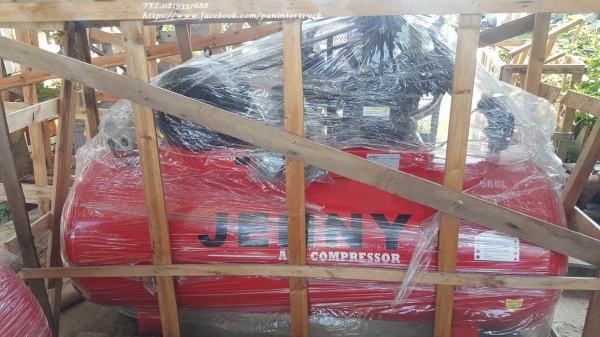 SALE ลดล้างสต๊อค*งานนำเข้า สินค้าใหม่แกะกล่อง*เครื่องปั๊มลมJENNY:JE500L./ขนาด500ลิตร,3สูบ,10HPแรง,380V.(มอเตอร์ 3 สาย /ไฟ3เฟส/โรงงาน)