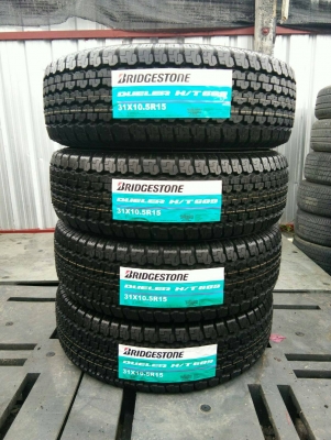ขายยางใหม่ 31x10.50R15 บริดจสโตน ปลายปี14 ชุดละ 7500 บาท พร้อมใส่ ถ่วง