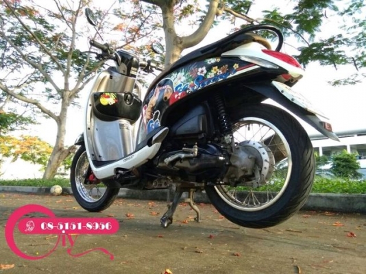HONDA SCOOPY i ปี 57 รถเดิมๆขับดี ภาษีไม่ขาด เอกสารครบ ลองขับได้ที่เคหะร่มเกล้า ลาดกระบัง