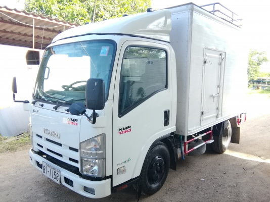 6 ล้อสั้น (ตู้สแตนเลส) *EURO.3* ISUZU NMR 130 แรงม้า *คอมมอนเรว* รถสวยเดิมทั้งคัน *รถห้างแท้* ปี58* 