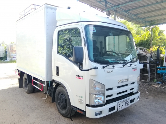 6 ล้อสั้น (ตู้สแตนเลส) *EURO.3* ISUZU NMR 130 แรงม้า *คอมมอนเรว* รถสวยเดิมทั้งคัน *รถห้างแท้* ปี58* 