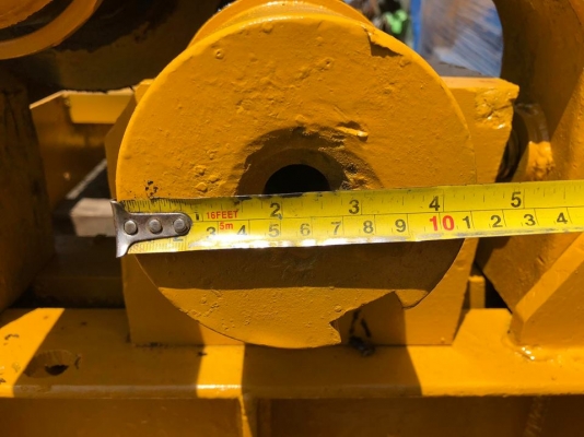 >ขาย เครื่องม้วนเหล็กแผ่น หน้ากว้าง 8 ฟุต ลูกกลิ้งบน 10&rdquo; ล่าง 6&rdquo; ยาว 260 cm ออปชั่นลูกล่างถ่างได้