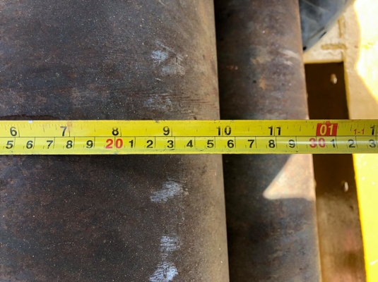 >ขาย เครื่องม้วนเหล็กแผ่น หน้ากว้าง 8 ฟุต ลูกกลิ้งบน 10&rdquo; ล่าง 6&rdquo; ยาว 260 cm ออปชั่นลูกล่างถ่างได้